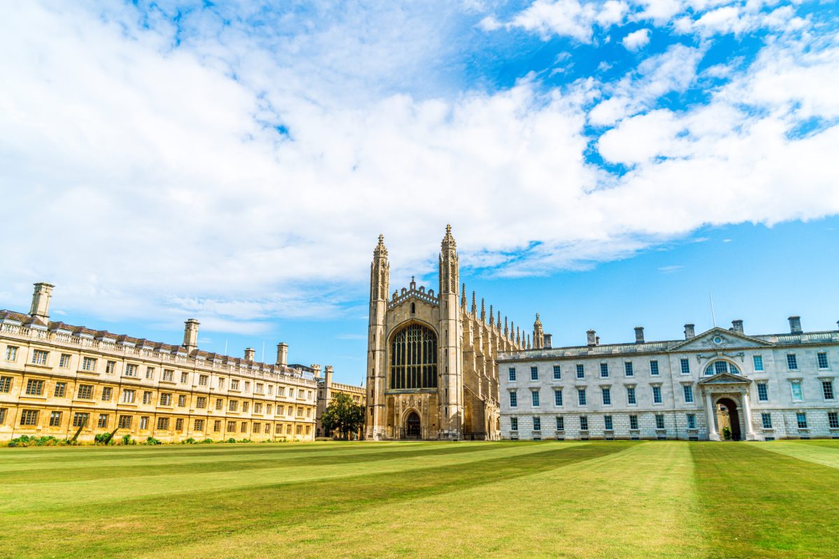 Beautiful Architecture at King's College Chapel in Cambridge, UK